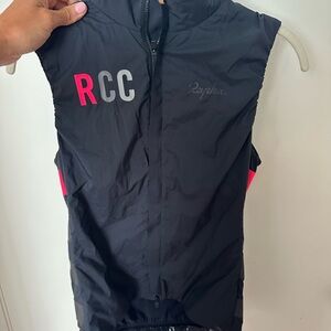 Rapha navy and Neon Pink Cycling Jacket